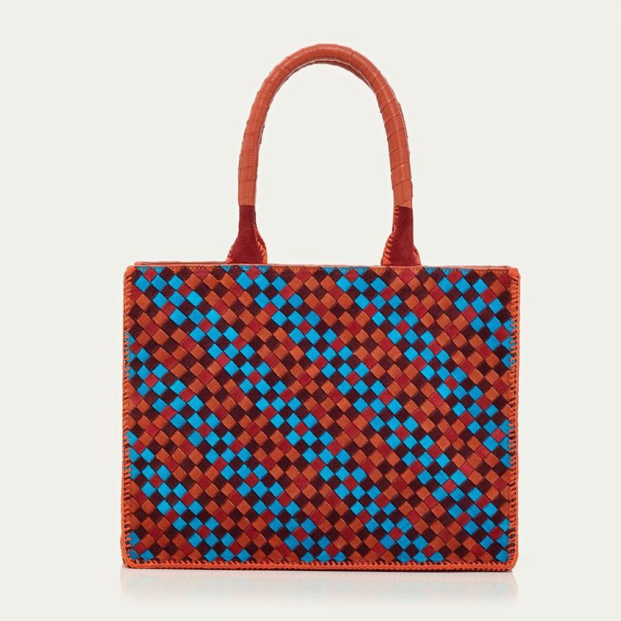 Bags Claris Virot  | Archi Bag Braided Tricolor Leathers